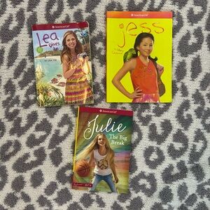 American girl chapter book lot sold together.
